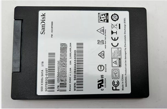 SanDisk X300S SATA 1T SSD Internal SSD Solid State Drive SSD Model:SD7SB2Q-010T