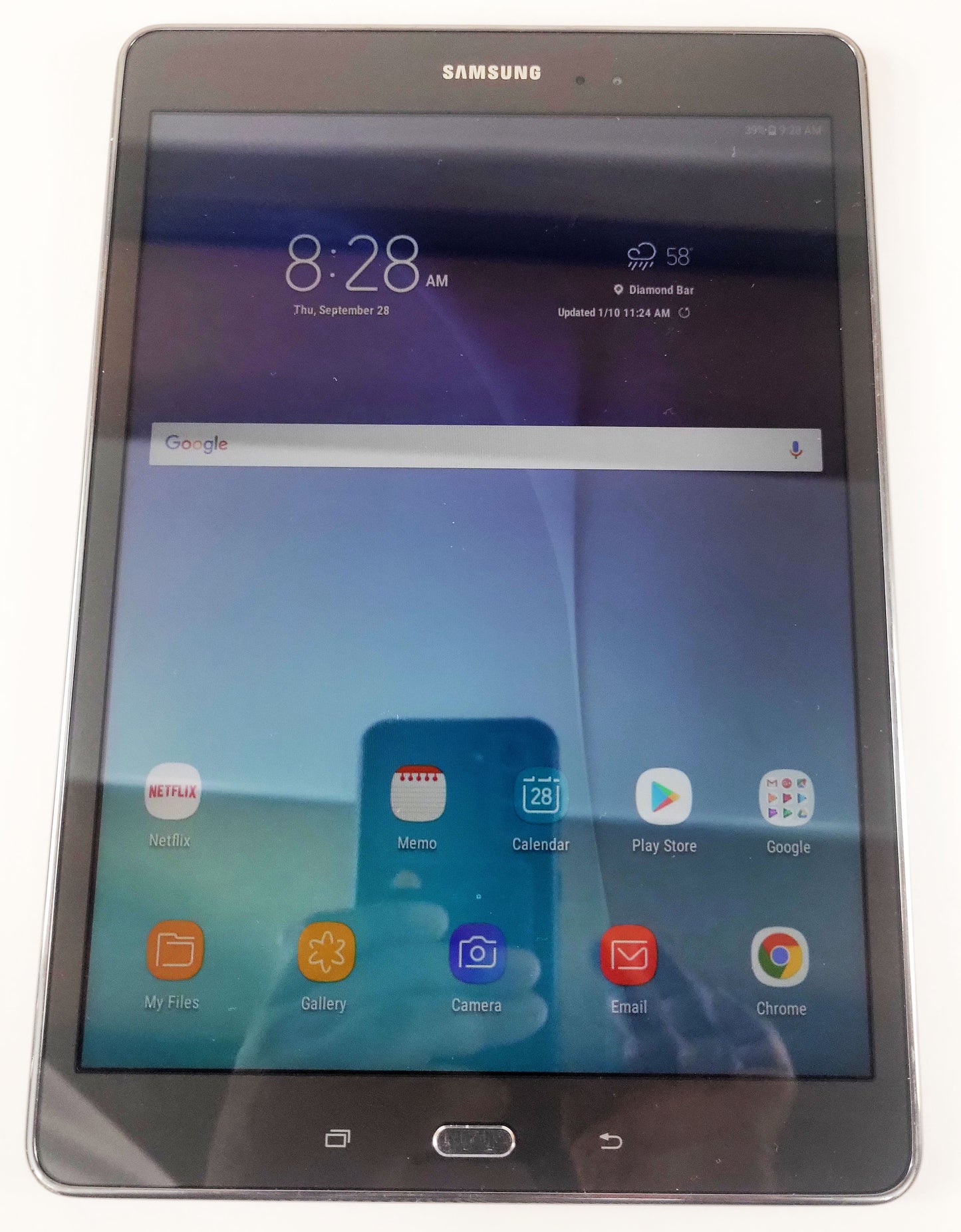 Samsung Galaxy Tab A SM-T550 16GB, Wi-Fi, 9.7 inch Tablet - Smoky Titanium Gray Samsung Tablet