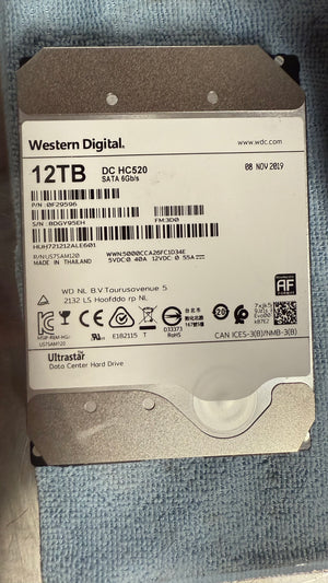 Seagate ST12000NM0117 12TB 256MB 7200RPM 3.5" SATA 6.0Gb/s Enterprise Hard Drive