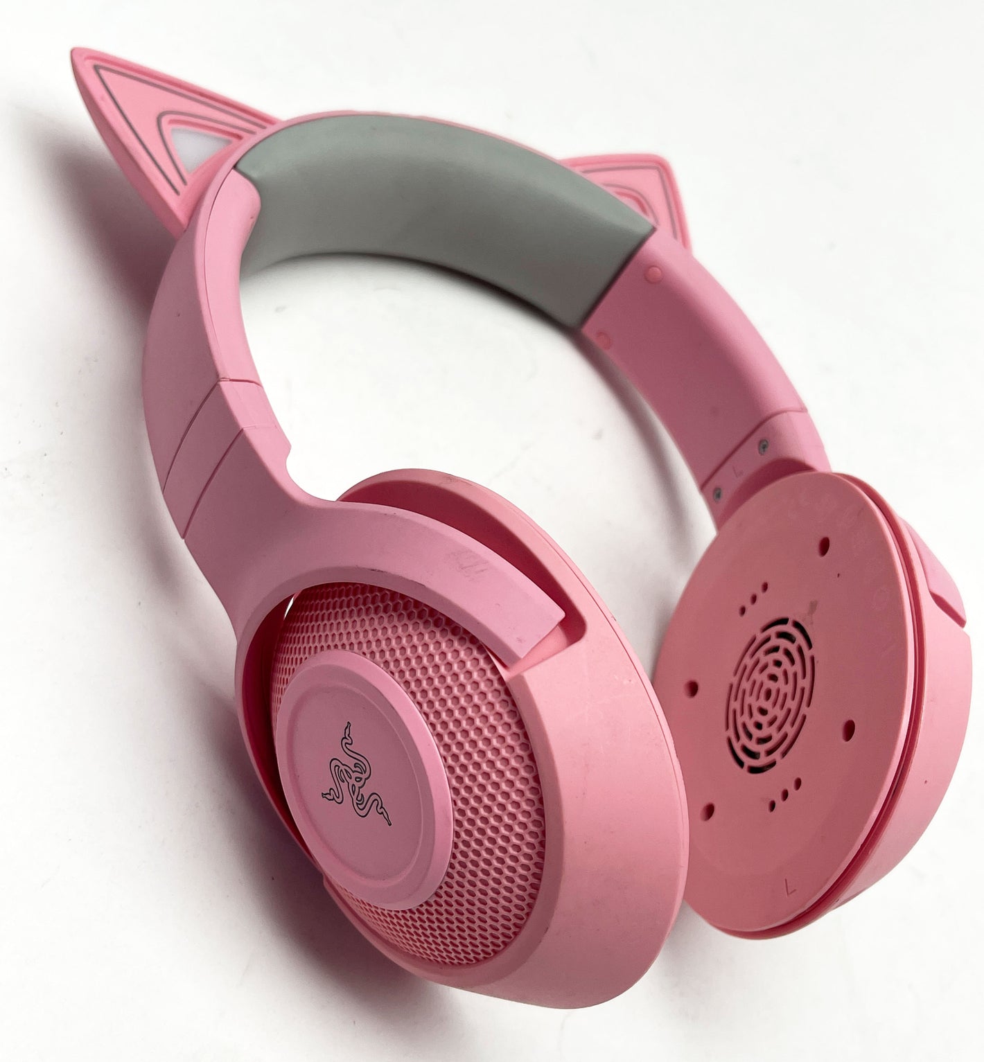 Razer Kraken BT Pink Kitty Edition Wireless Over-Ear Headset Missing Earmuff