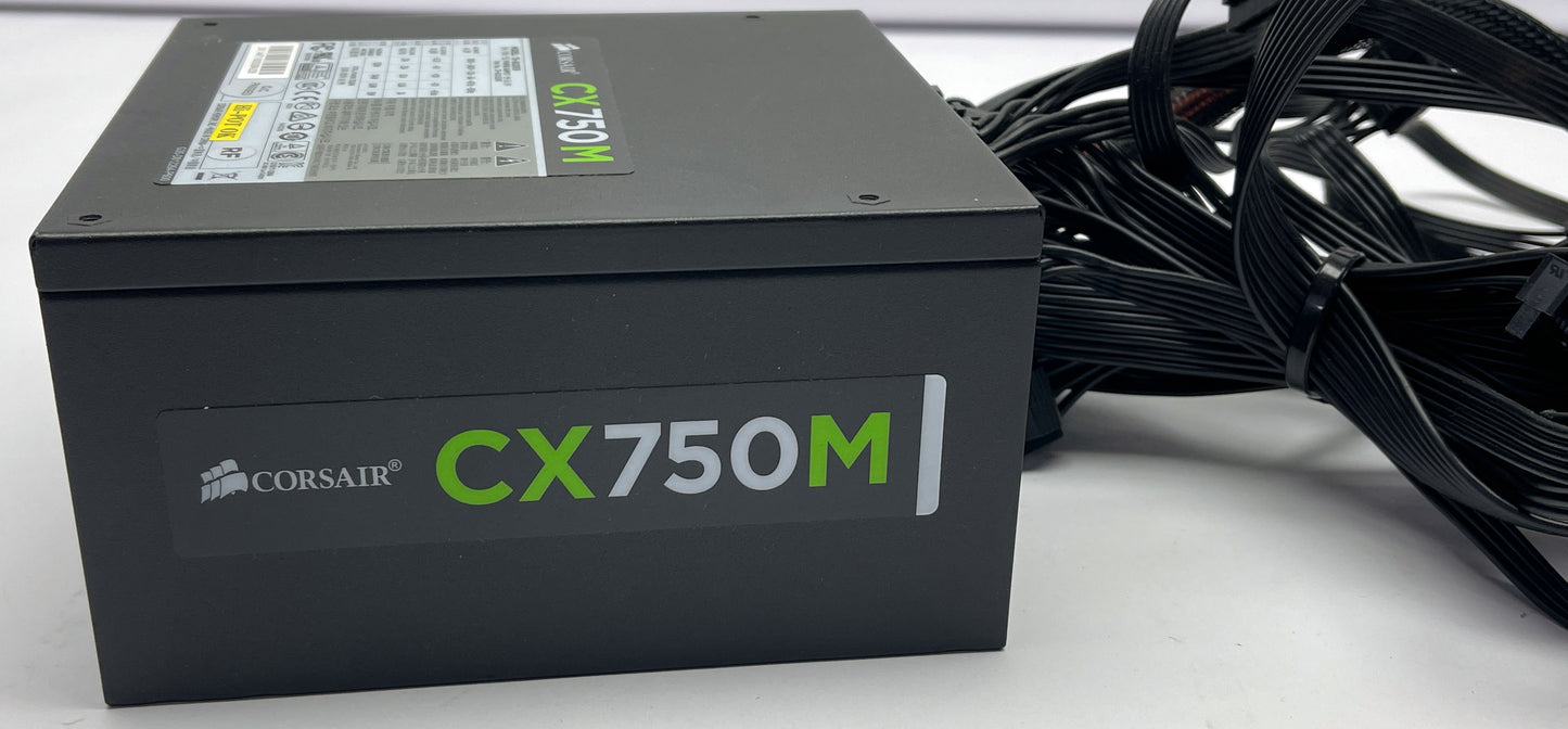 CORSAIR CX750M Model- 75-002019 , 750W Power Supply Desktop Computer PSU