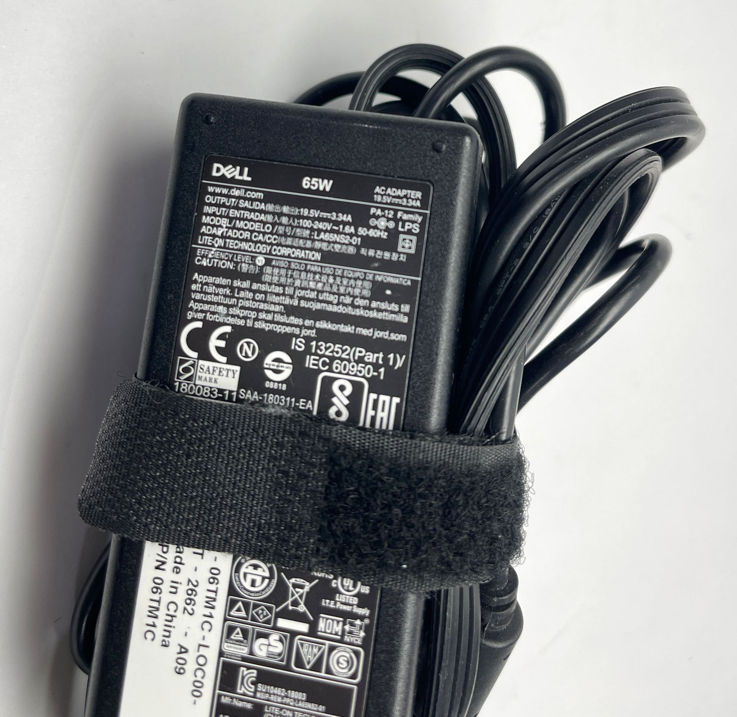 DELL 65W 19.5V, 3.34A Charger LA65NS2-01 AC power Adapter Charger DP/N 6TM1C For Dell Laptop