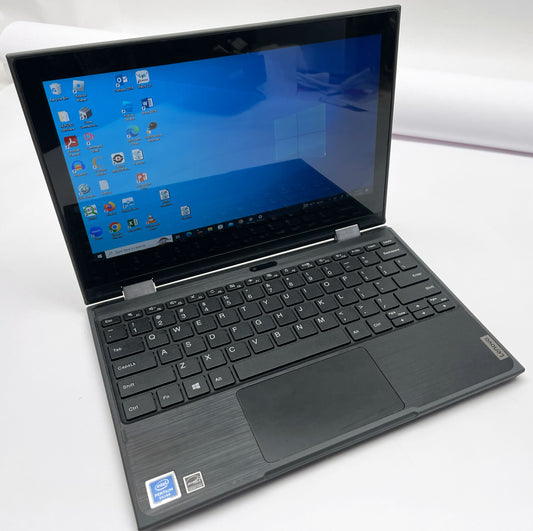 Lenovo 2-in-1 300e 2nd Gen 81M9 Intel Pentium Silver N5000 CPU @1.10GHz 4 GB RAM 128 GB Flip Design Laptop- Untested