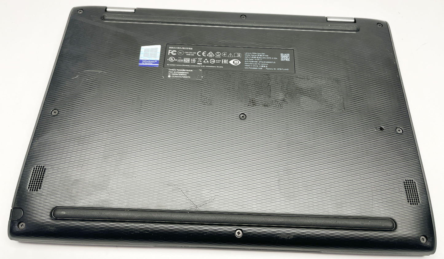 Lenovo 2-in-1 300e 2nd Gen 81M9 Intel Pentium Silver N5000 CPU @1.10GHz 4 GB RAM 128 GB Flip Design Laptop- Untested