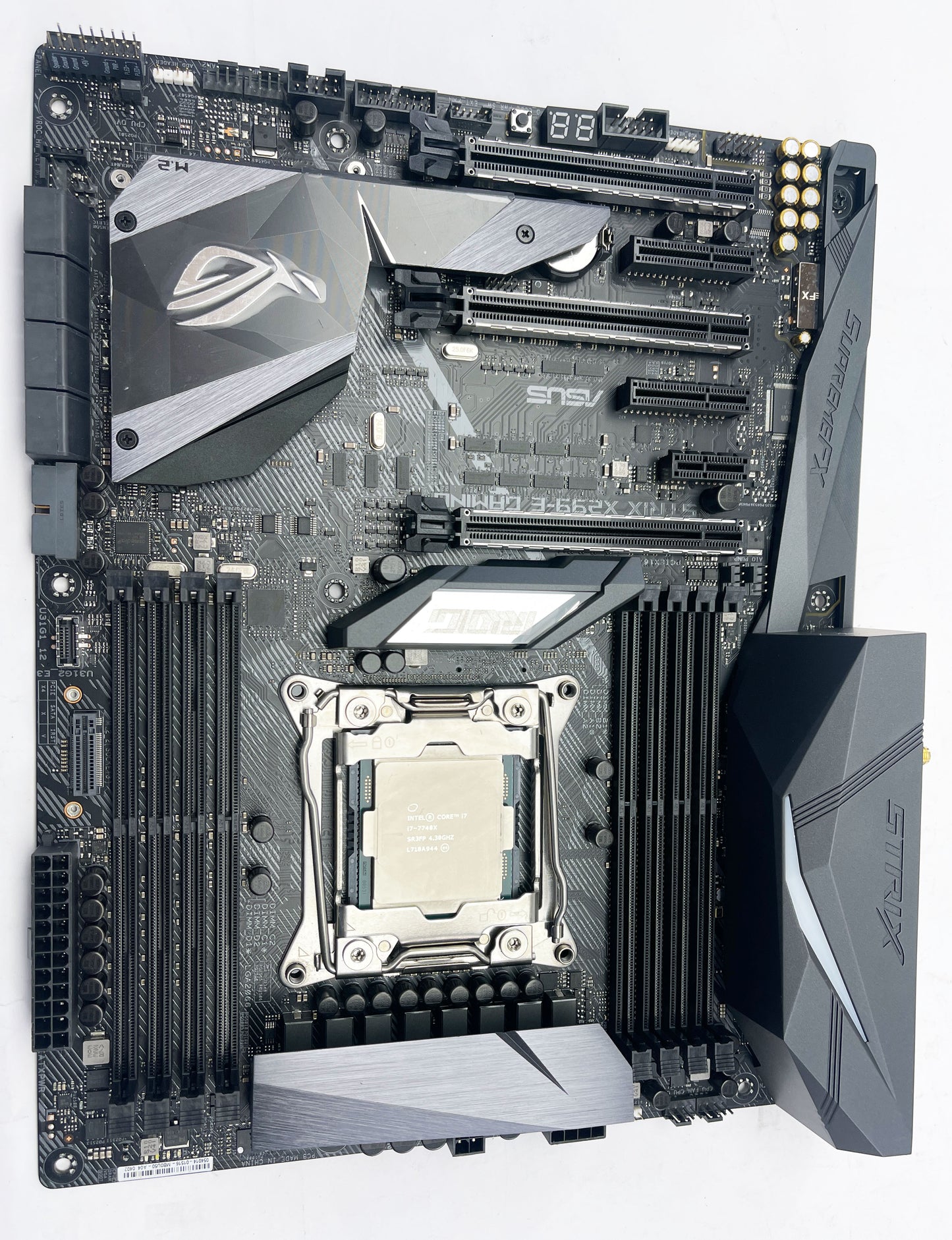 ASUS STRIX X299-E GAMING ATX Motherboard With I/O Shield & Intel Core i7 CPU 4.3_Pre Owned