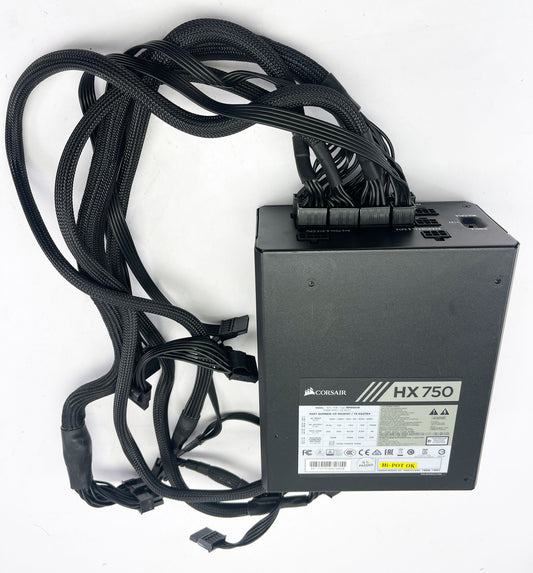 CORSAIR HX Series HX750 RPS0074 Power Supply CP-9020137 / 750W Desktop PC PSU- Pre-Owned- Tested