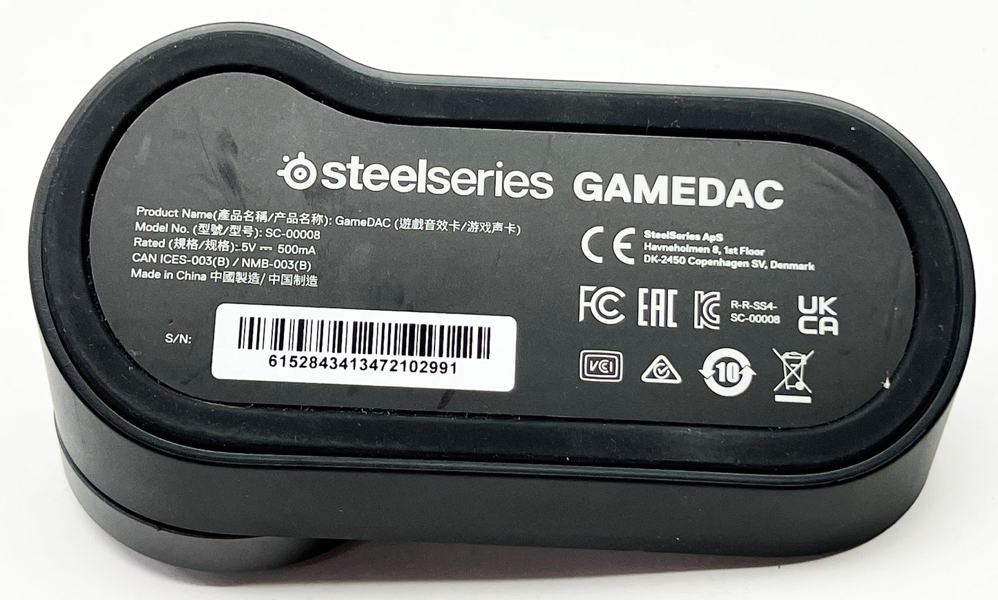 SteelSeries Gamedac SC-00008 No Cable Game DAC Only No Cable Tested Working-Used