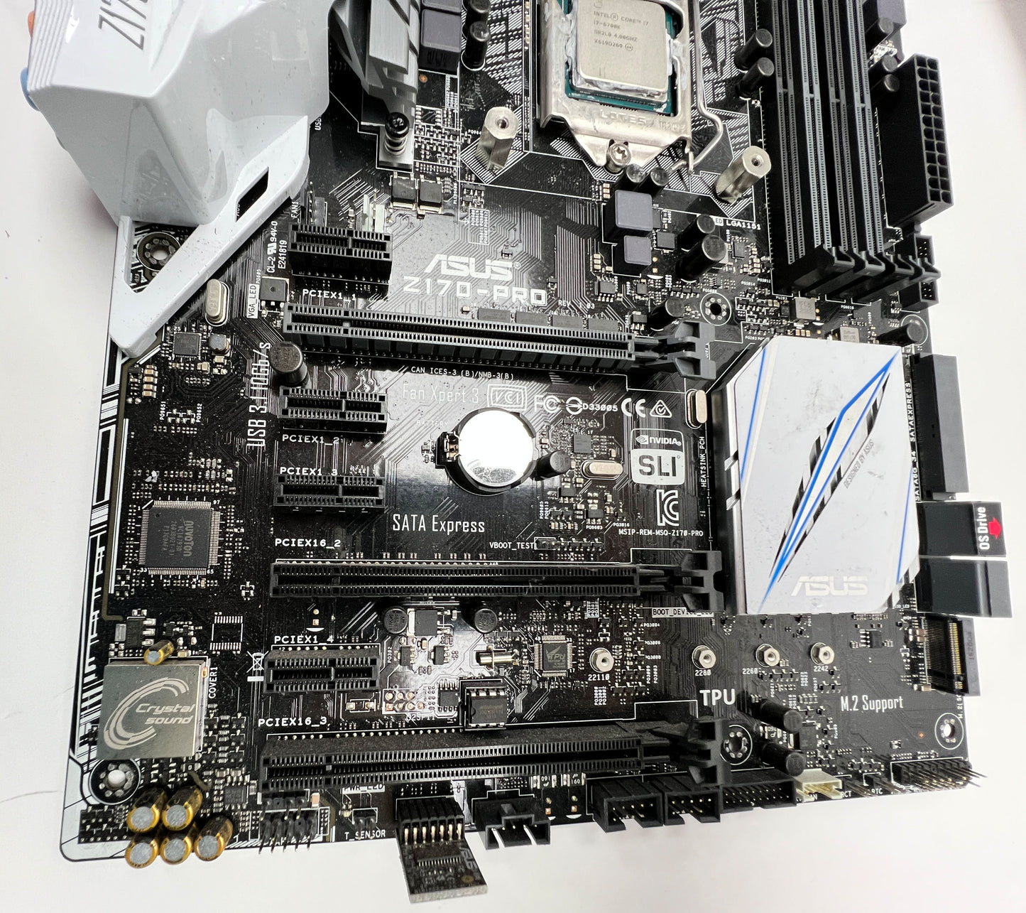 AsusZ170-Pro LGA1151 Motherboard  - Desktop PC Motherboard- Tested