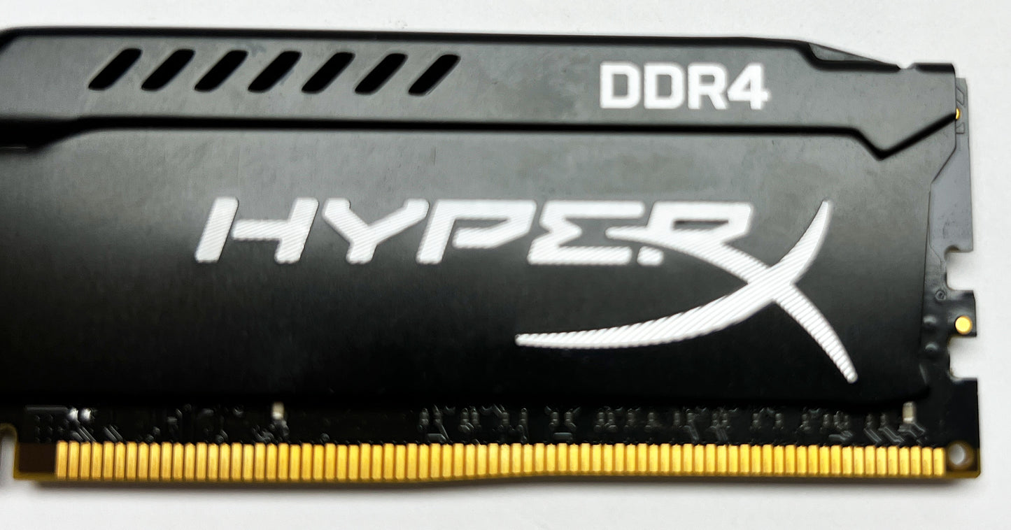 8GB DDR4 Kingston HyperX Fury Black HX421C14FBK4/32 1.2V Memory Desktop PC RAM