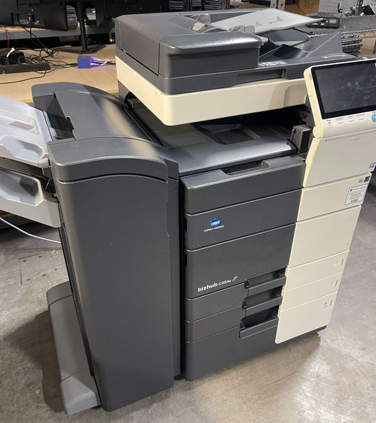 Lot of 8 Konica Minolta Bizhub C454e Color Copier Printer Scanner Fax