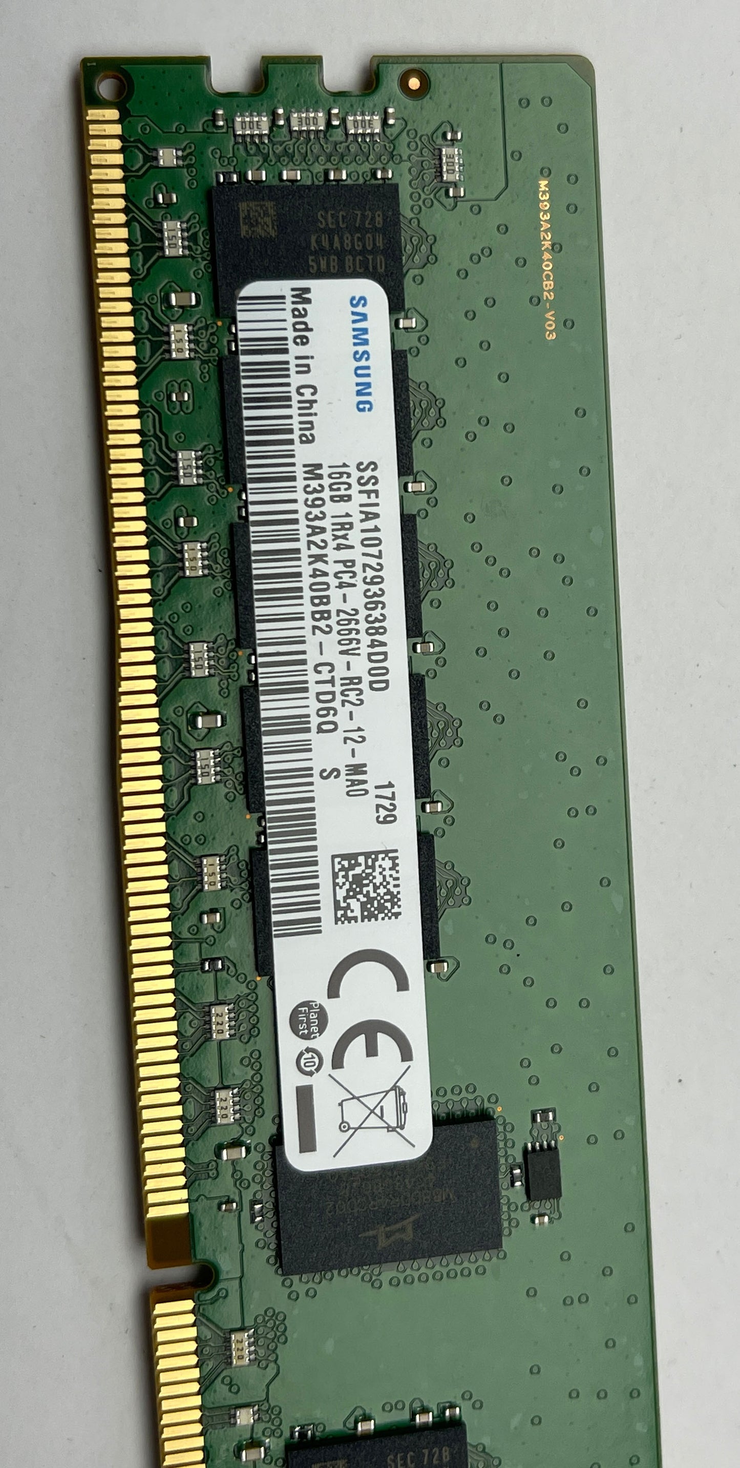 M393A2K40BB2-CTD6Q PC4 2666V 16GB Server Memory RAM