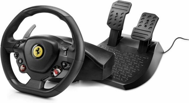 Thrustmaster T80 Ferrari 488 GTB Edition Racing Wheel - Black for PS4 Gaming Simulator