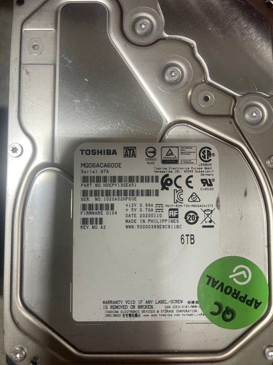 TOSHIBA 6TB HARDDRIVE