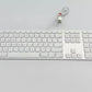 Genuine Apple A1243 Aluminum USB Wired Keyboard for iMac - Used