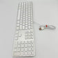 Genuine Apple A1243 Aluminum USB Wired Keyboard for iMac - Used